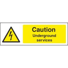 Danger Underground Services - Landscape